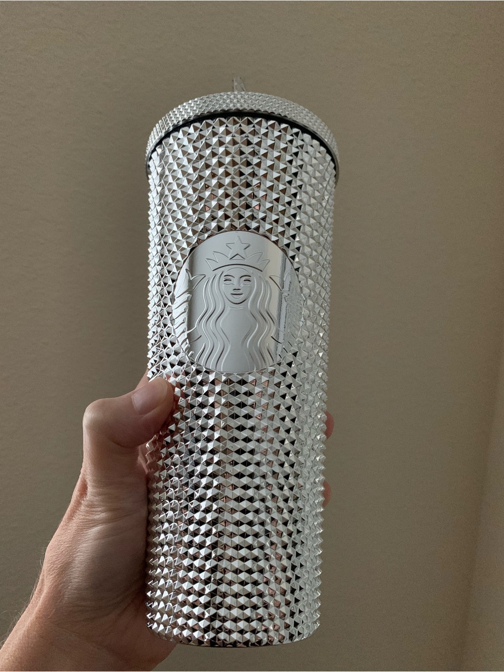 Disney Starbucks Silver Studded Tumbler